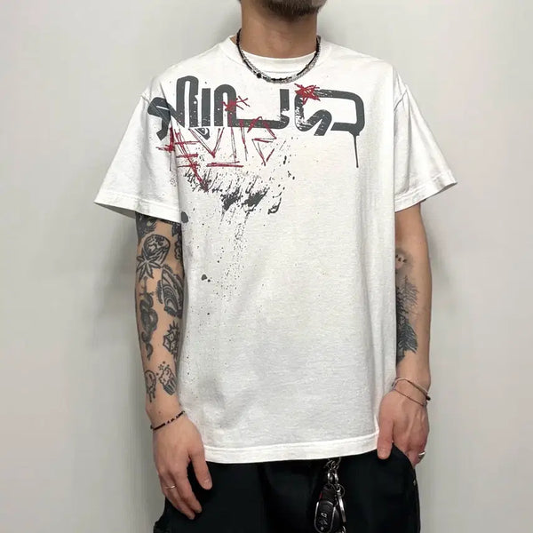 [BUNJANG] Quiksilver 00s Y2K Vintage Graphic T-Shirt / 00s Quick silver 퀵실버 y2k 빈티지 반팔티셔츠