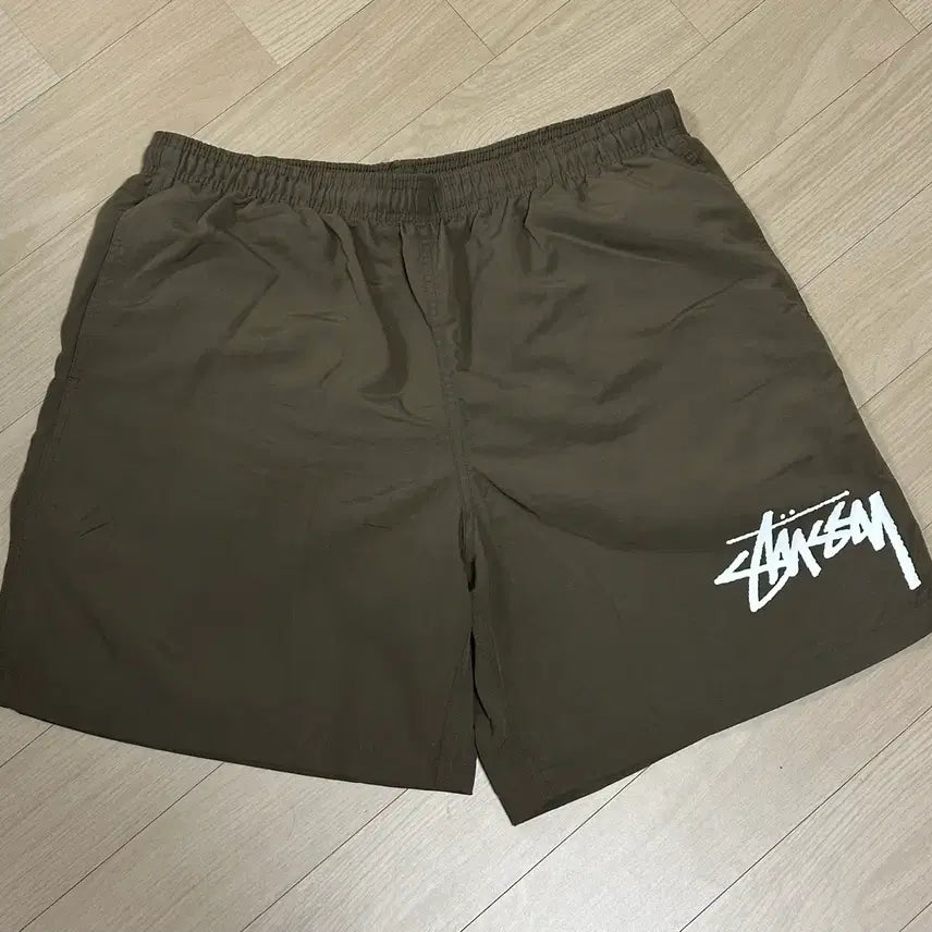 [BUNJANG] Stussy Big Stock Water Shorts Brown Size L / 스투시 빅 스탁 워터 쇼츠 브라운 반바지 Size L