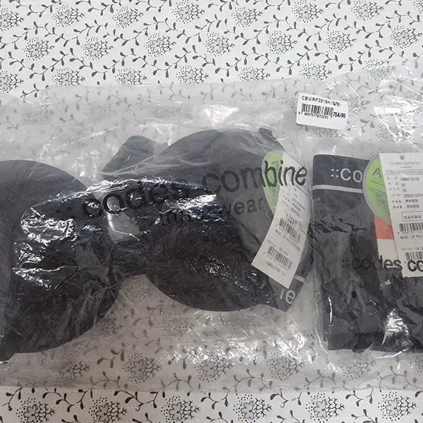 [BUNJANG] Codes Combine Innerwear Set Black 75A/95 / 코데즈컴바인 이너웨어 블랙 세트 75A / 95