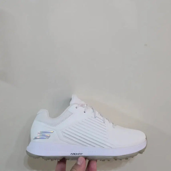 [BUNJANG] Skechers Go Golf Elite 5 GF Arch Fit Golf Shoes / [230] 스케쳐스 고골프 엘리트5GF 아치핏 화이트실버ㅡ단종매물,최저가