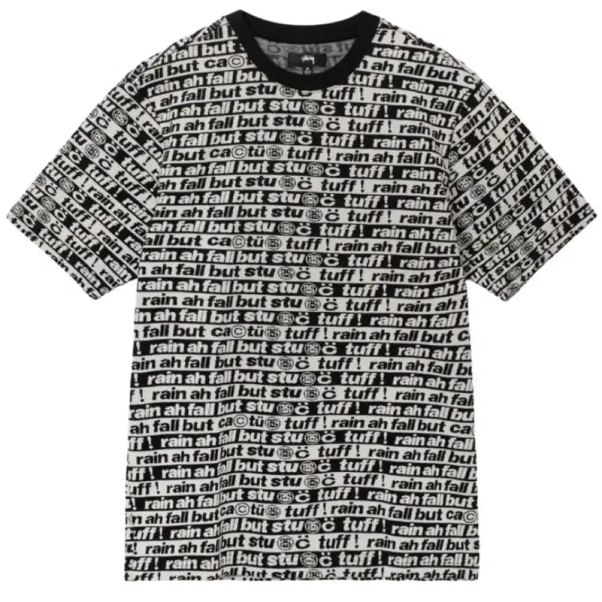 [BUNJANG] Stussy x CPFM Jacquard Short Sleeve T-Shirt M / 스투시  X CPFM 자카드 반팔 M