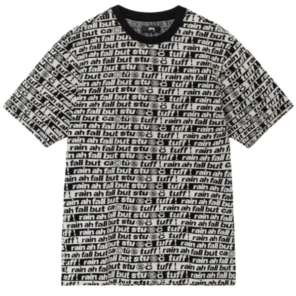 [BUNJANG] Stussy x CPFM Jacquard Short Sleeve T-Shirt M / 스투시  X CPFM 자카드 반팔 M