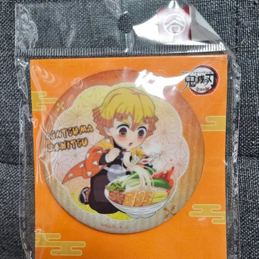 [BUNJANG] Demon Slayer Agatsuma Zenitsu Badge / [귀멸의 칼날] 아가츠마 젠이츠 뱃지