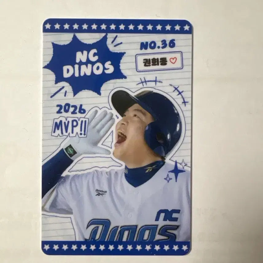 [BUNJANG] NC Dinos Kwon Hee-dong Lucky Draw Photocard / NC 다이노스 권희동 럭키드로우 포토카드