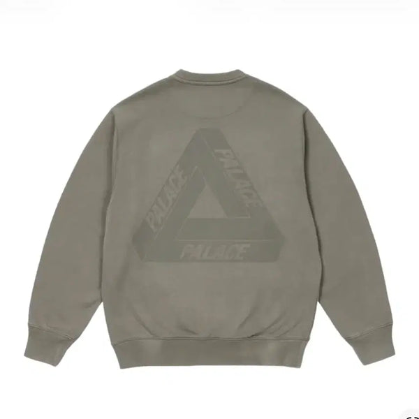 [BUNJANG] Palace Spray Tri-Fergy Crewneck Sweatshirt - 24SS / 팔라스 스프레이 트라이퍼그 크루 메탈리코 - 24SS