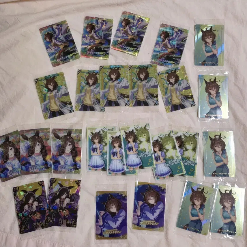 [BUNJANG] Umamusume Wafer Card Bundle Set - Agnes Tachyon, Rice Shower / [일괄] 우마무스메 웨하스 카드 아그네스 타키온 라이스샤워