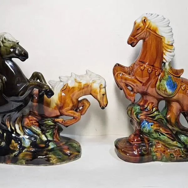 [BUNJANG] Sancai Horse Pottery Set (2 types) / 당삼채 말도자기 2종 일괄