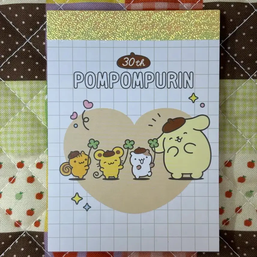 [BUNJANG] Pompompurin Mini Memo Pad (Japanese Authentic New) / 폼폼푸린 미니 떡메모지 [일본정품 새상품]