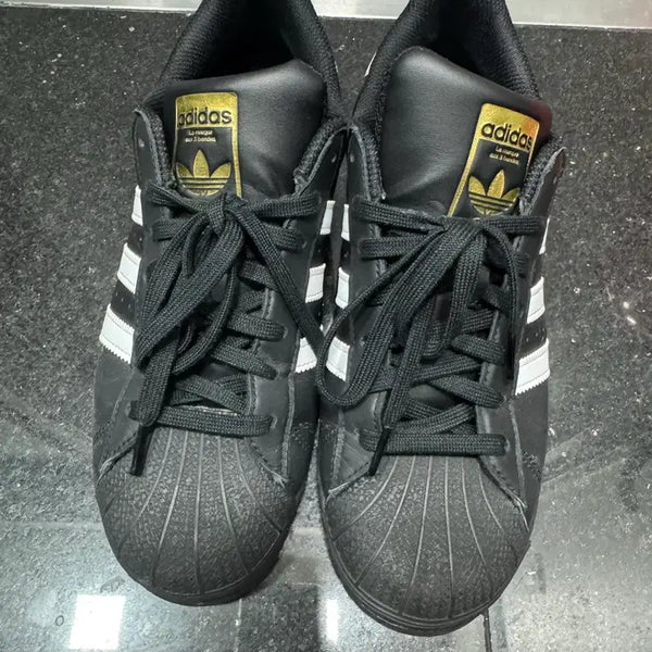 [BUNJANG] Adidas Superstar Core Black White 265 / 아디다스 슈퍼스타 코어블랙화이트 265