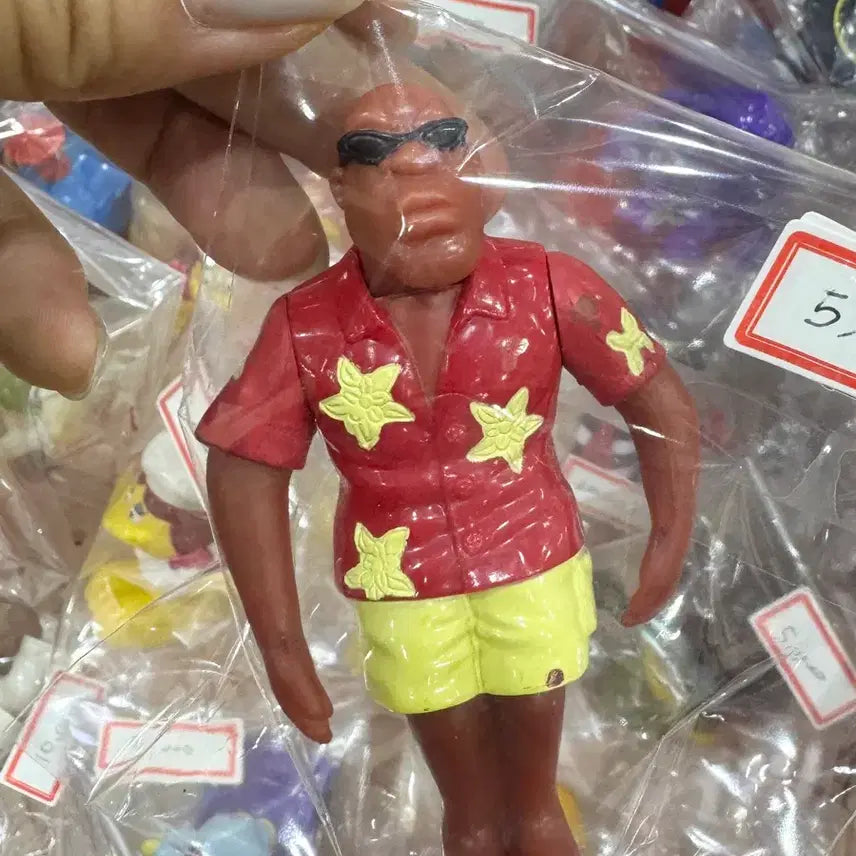 [BUNJANG] McDonald's Happy Meal Vintage "Grill 'Em All" Grandpa Toy Figure / 맥도날드 해피밀 고전 빈티지 선글라스 아저씨 장난감 피규어