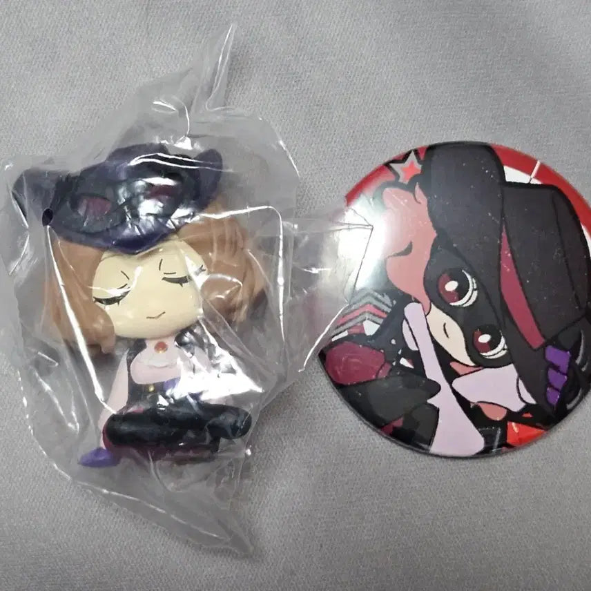 [BUNJANG] Persona 5 Haru Okumura Bundle Set Figure & Tactica Can Badge / 페르소나5 오쿠무라 하루 일괄
