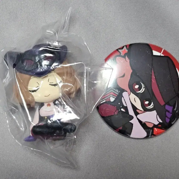 [BUNJANG] Persona 5 Haru Okumura Bundle Set Figure & Tactica Can Badge / 페르소나5 오쿠무라 하루 일괄
