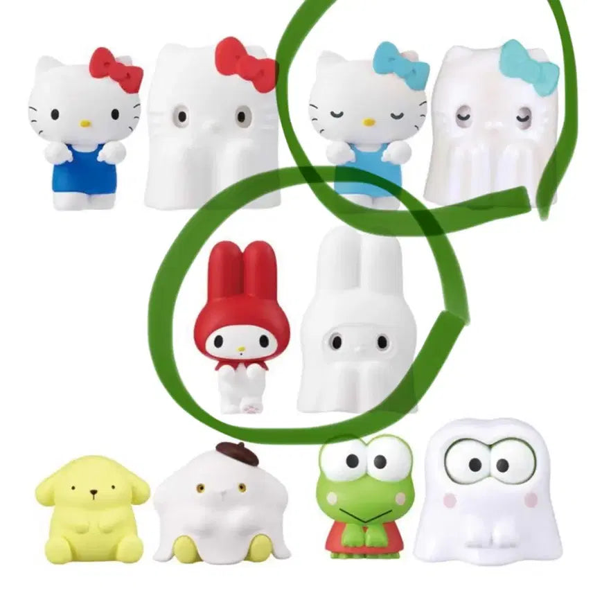 [BUNJANG] Sanrio Ghost Play Gacha Kitty & My Melody Bundle Set / 유령놀이 가챠 키티 마이멜로디 일괄