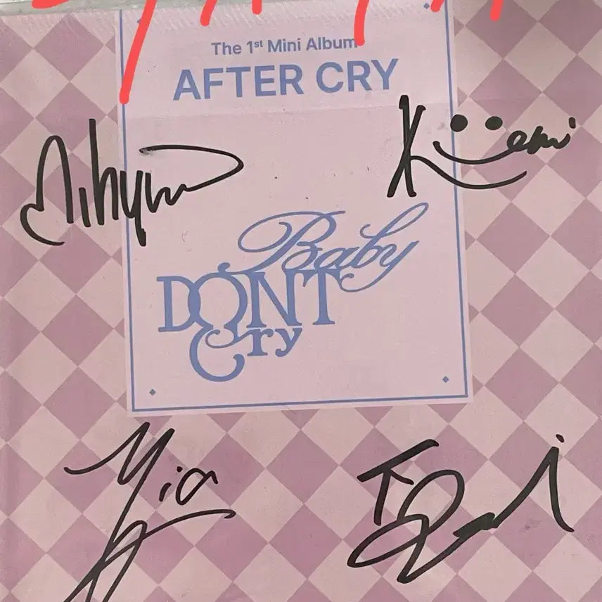 [BUNJANG] Baby Don't Cry Mini 1st Album Signed / 베이비돈크라이 Baby DONT Cry 미니 1집 싸인 앨범