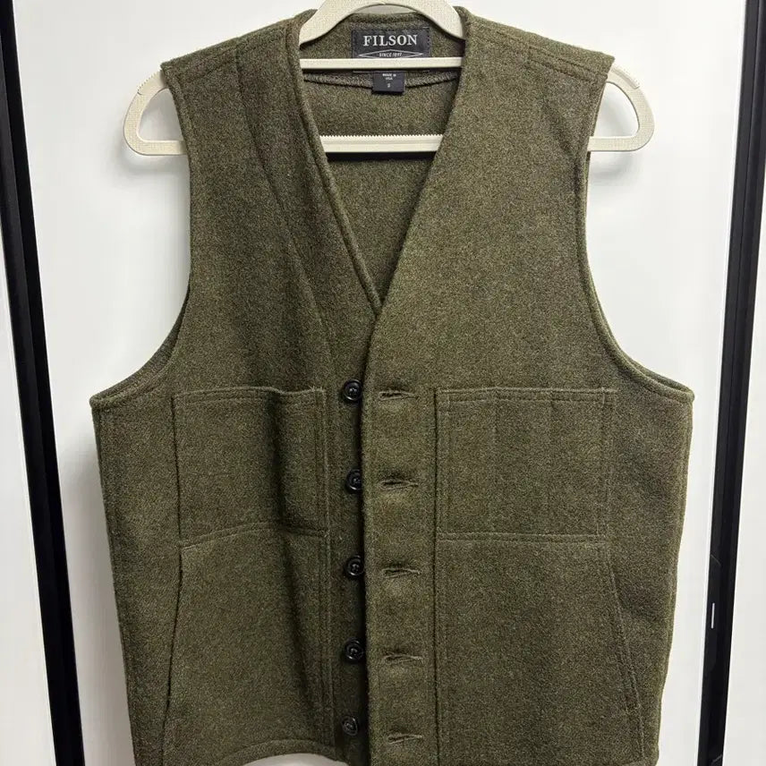 [BUNJANG] Filson Wool Vest Olive S / FILSON 필슨 울 베스트 올리브 S 사이즈
