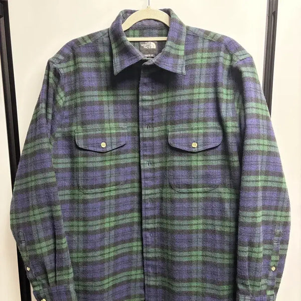 [BUNJANG] The North Face Men's M Blackwatch Plaid Shirt / 노스페이스 체크 셔츠 남성 M 블랙워치