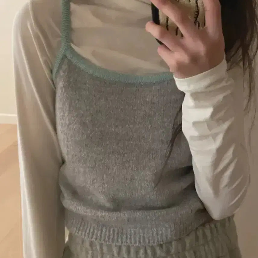 [BUNJANG] Maybe Baby Deary List Bustier Knit / 메이비베이비 디어리스트 뷔스티에 니트