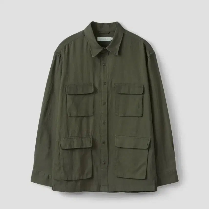 [BUNJANG] UNIONBLUE Linen BDU Shirt / [L] 유니온블루 BDU 린넨 셔츠