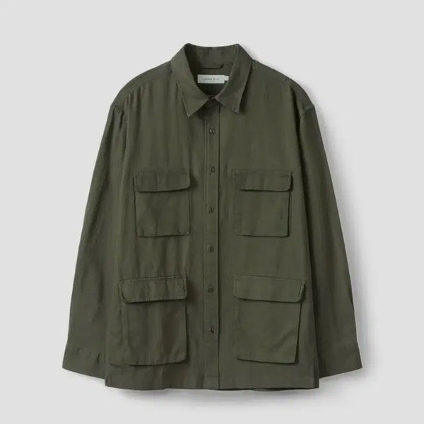 [BUNJANG] UNIONBLUE Linen BDU Shirt / [L] 유니온블루 BDU 린넨 셔츠