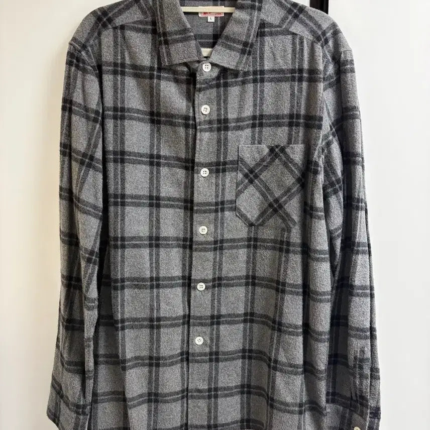 [BUNJANG] Arpenteur Grey Check Shirt / Arpenteur 아펜처 그레이 체크 셔츠