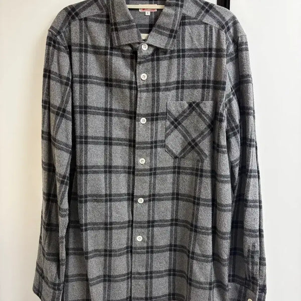 [BUNJANG] Arpenteur Grey Check Shirt / Arpenteur 아펜처 그레이 체크 셔츠