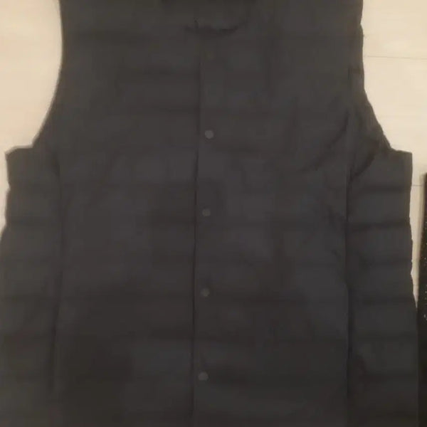 [BUNJANG] Uniqlo Ultra Light Down Padded Vest Black / 유니클로 울트라라이트다운 패딩 조끼 블랙 100