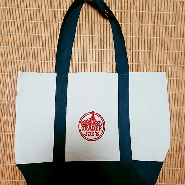 [BUNJANG] Trader Joe's Large Eco Bag Tote Navy / 트레이더조 에코백 토트백 라지