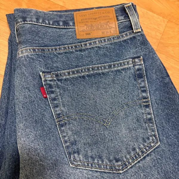 [BUNJANG] Levi's 568 Loose Straight Jeans 36x32 / 리바이스 568 루즈 스트레이트 진 36x32