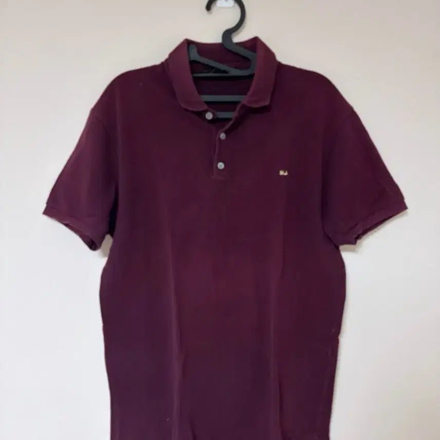 [BUNJANG] Marc Jacobs Polo T-Shirt L Burgundy / 마크제이콥스 폴로티 L