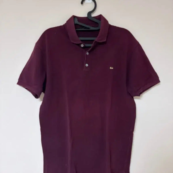 [BUNJANG] Marc Jacobs Polo T-Shirt L Burgundy / 마크제이콥스 폴로티 L