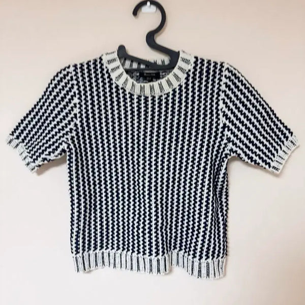 [BUNJANG] Massimo Dutti Short Sleeve Knit XS / 마시모두띠 반팔니트xs
