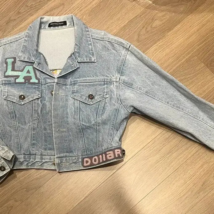 [BUNJANG] Light Wash Denim Cropped Jacket / 연청자켓