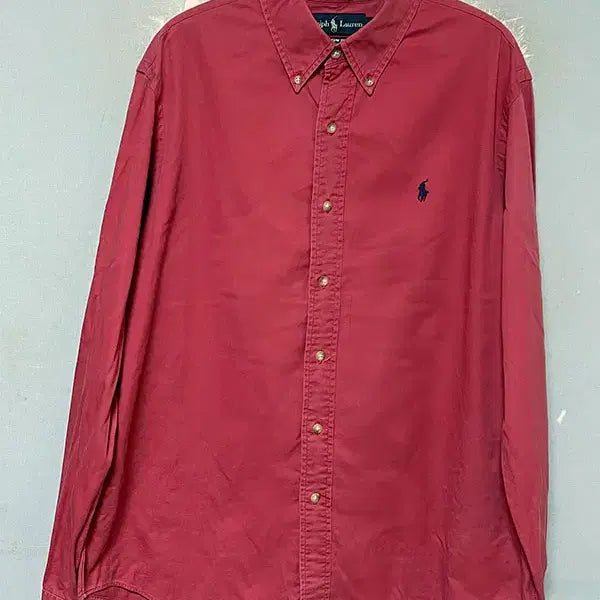 [BUNJANG] Polo Ralph Lauren Custom Fit Men's Cotton Casual Shirt (Spring/Autumn) / POLO 폴로 랄프로렌 커스텀핏 남자 코튼 캐주얼 셔츠 춘추 L 100