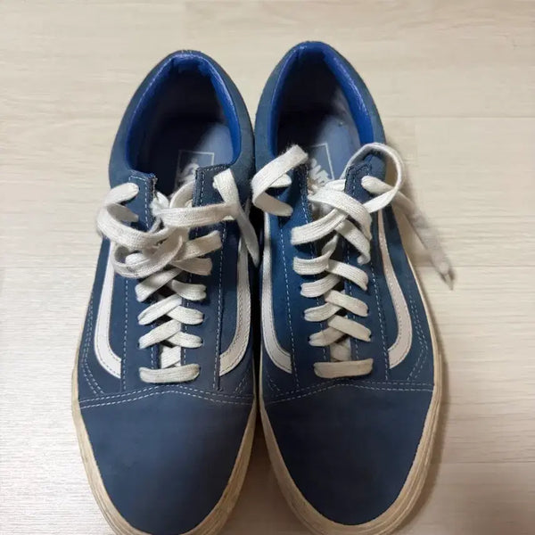 [BUNJANG] Vans Old Skool Blue Suede Sneakers Size 280 / 반스 올드스쿨 블루 스웨이드 운동화 사이즈 280