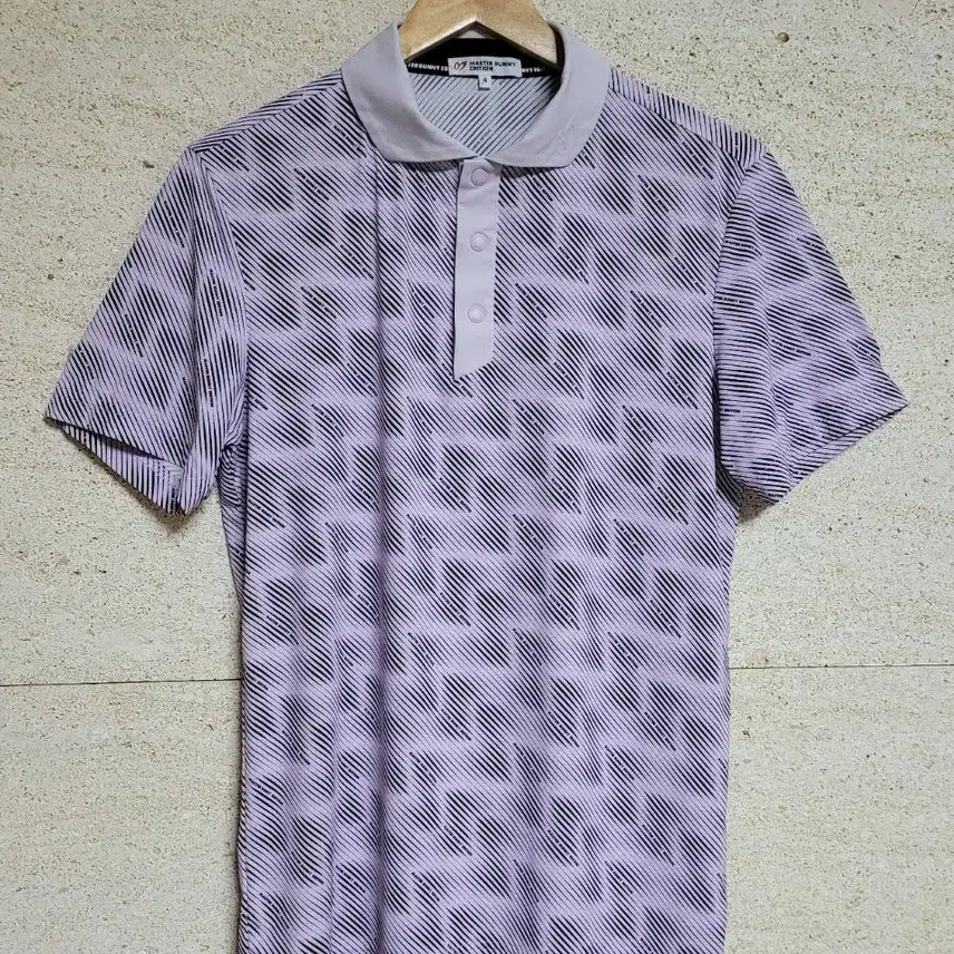 [BUNJANG] Master Bunny Edition Men's Cooling Print Short Sleeve T-Shirt Size 95 / 마스터바니 남성 냉감 프린트 반팔 티셔츠 95