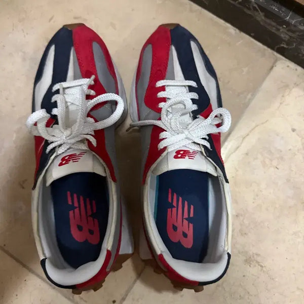[BUNJANG] New Balance 327 Sneakers Navy/Red Size 275 / 뉴발란스 327 운동화 네이비/레드 사이즈 275