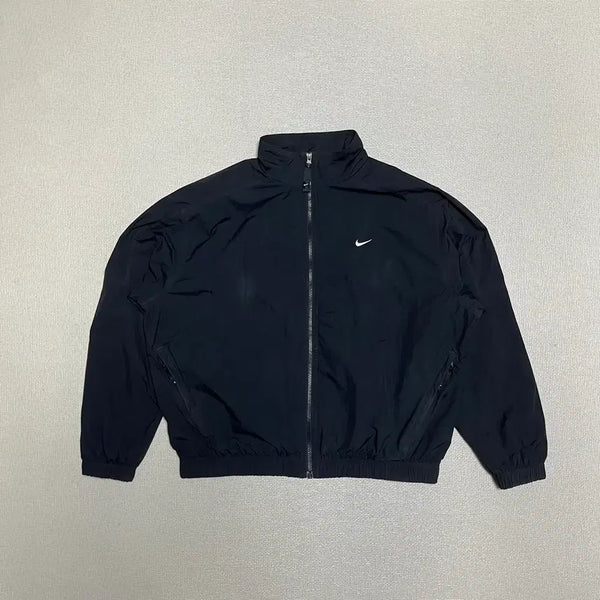 [BUNJANG] Nike NRG Solo Swoosh Woven Track Jacket Black L / [나이키] NRG 솔로 스우시 우븐 트랙 자켓 블랙 L