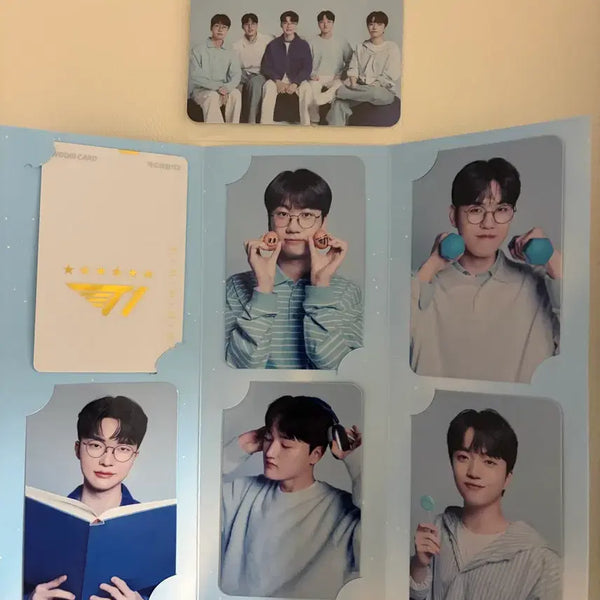 [BUNJANG] T1 Woori Bank Card Photocard Full Set Owner Poster / 티원 T1 우리은행 카드 포카 개인 단체 풀셋 오너 포스터