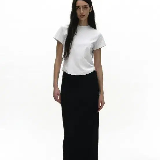 [BUNJANG] Parti Women Short Sleeve T-Shirt White / 파르티우먼 숏 슬리브 티