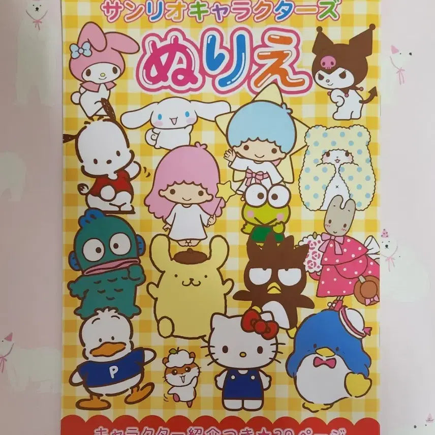 [BUNJANG] Sanrio Coloring Book / 산리오 컬러링북 색칠공부