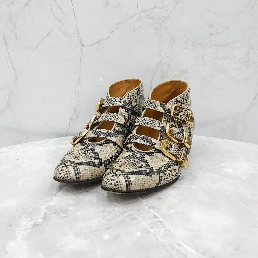 [BUNJANG] Gucci Python Ankle Boots 699477 / 39 / 구찌 파이썬 앵클 부츠 699477