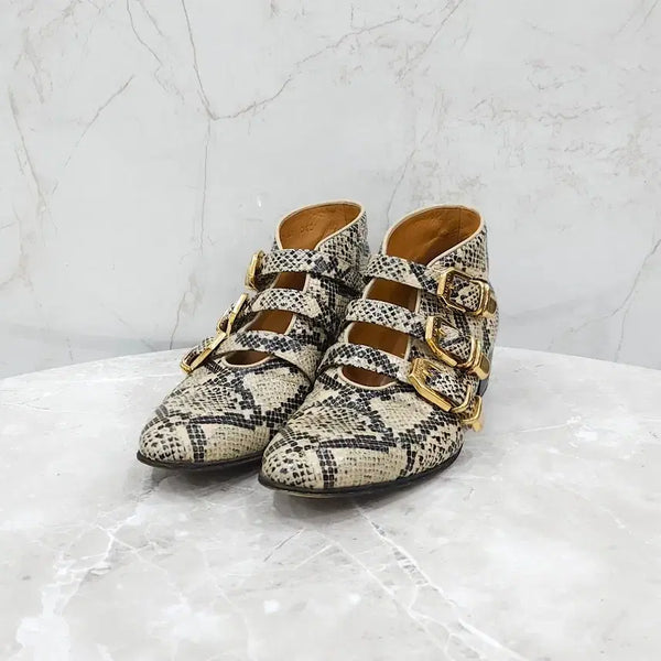 [BUNJANG] Gucci Python Ankle Boots 699477 / 39 / 구찌 파이썬 앵클 부츠 699477