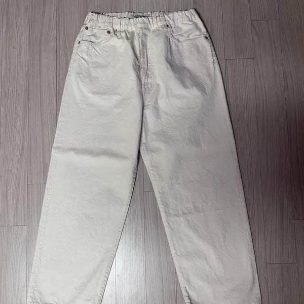 [BUNJANG] Omnigod Ecru Easy Denim Pants Size 0 / 옴니갓 에크루 이지데님 0사이즈 판매합니다