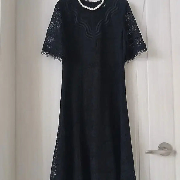 [BUNJANG] Black Lace Dress / I'M 블랙 레이스 원피스