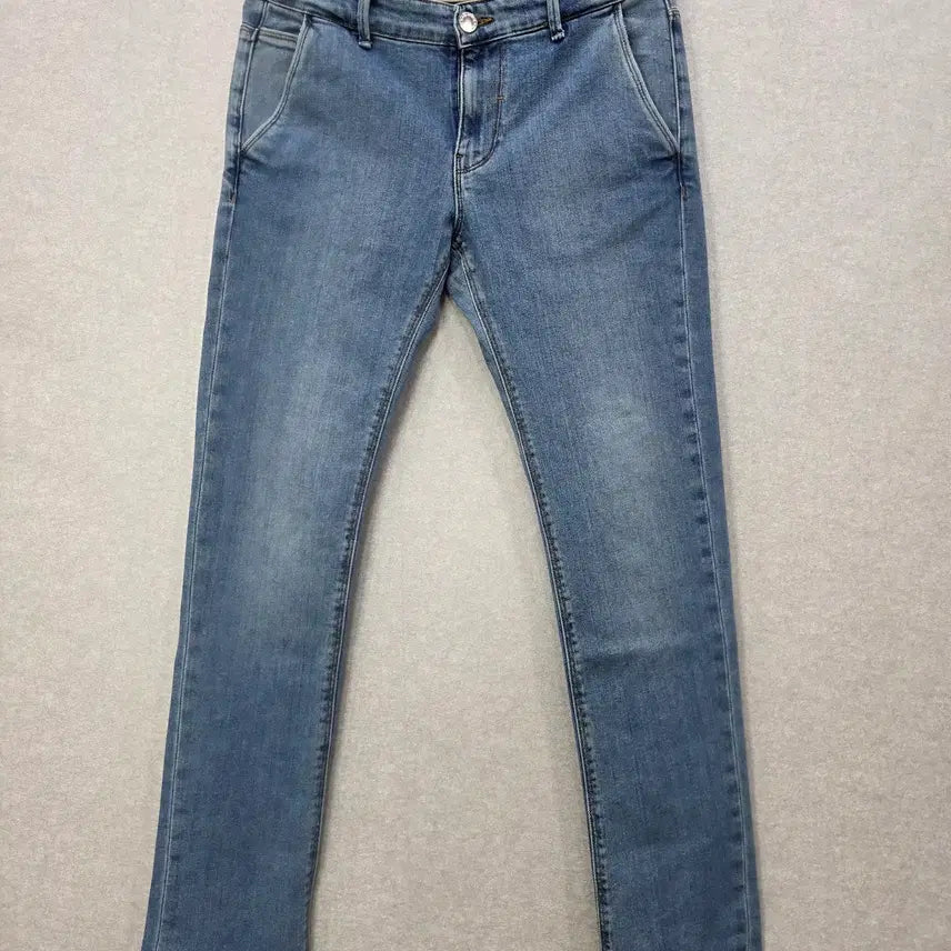 [BUNJANG] Denim Slim Straight Pants / 데님 슬림 스트레이트 팬츠