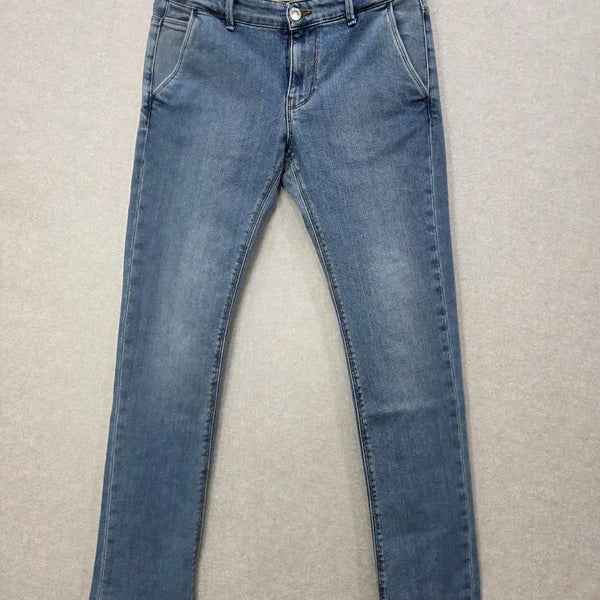 [BUNJANG] Denim Slim Straight Pants / 데님 슬림 스트레이트 팬츠