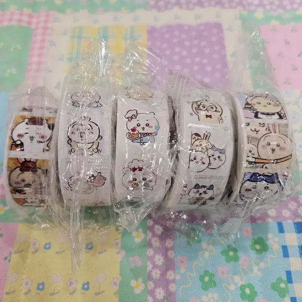 [BUNJANG] Chiikawa "Monjakki" Decorative Sticker Set (500 pcs) / 치이카와 먼작귀 꾸미기 칭찬 스티커 500pcs