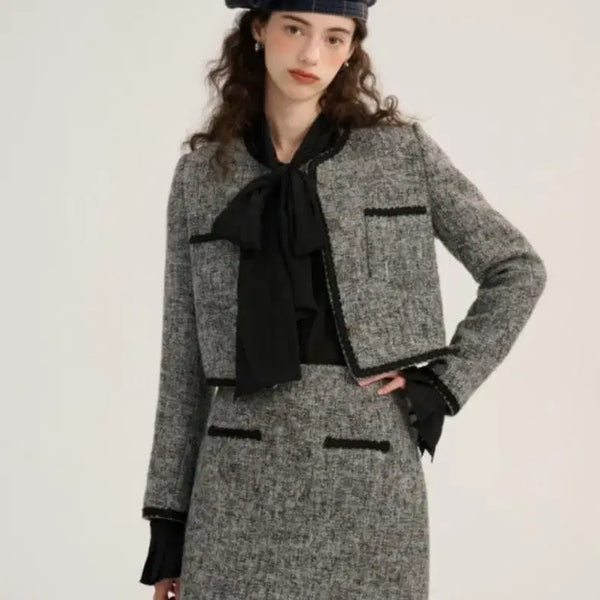 [BUNJANG] Sindsden Emily Tweed Jacket / 신스덴 에밀리 트위드 자켓