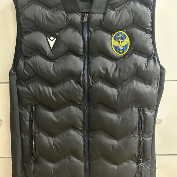 [BUNJANG] Incheon United Macron Padded Vest Black / [S 사이즈] 마크론 인천유나이티드 패딩 조끼 블랙 25s
