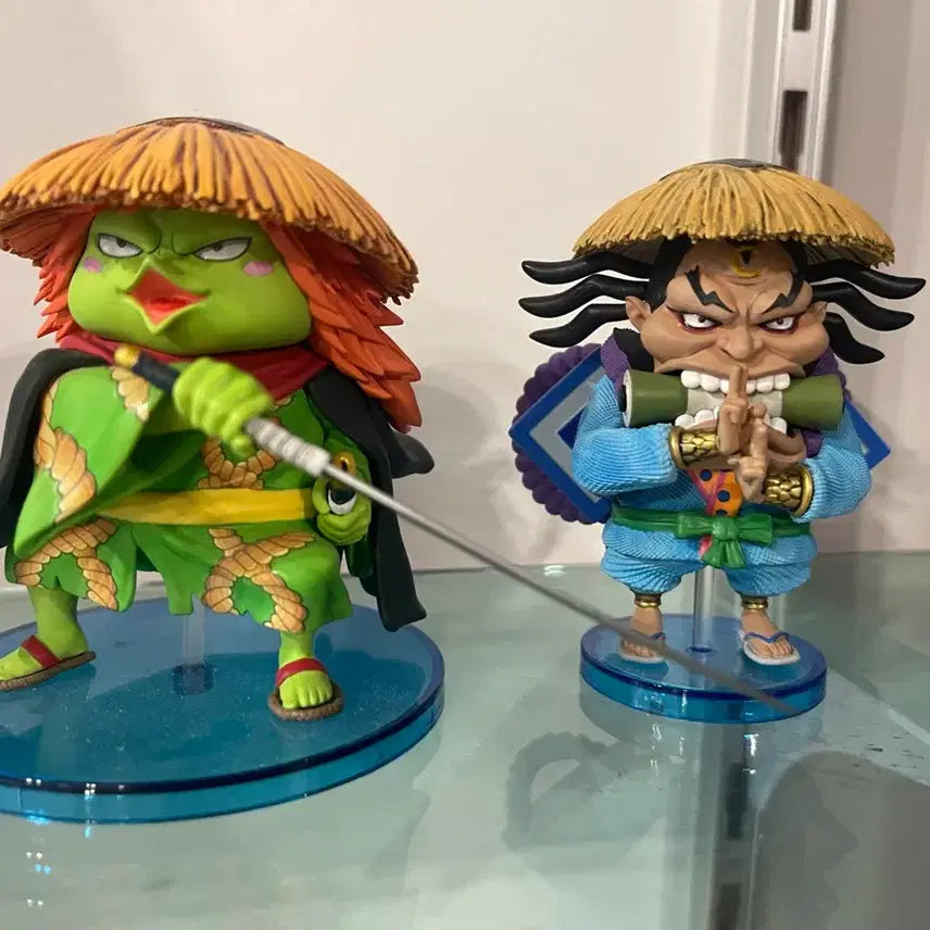 [BUNJANG] One Piece World Collectable Figure - Kawamatsu & Raizo Resin Bundle Set / 원피스 월콜 레진 카와마츠 라이조 일괄